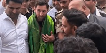 মেসি এখন হায়দরাবাদে