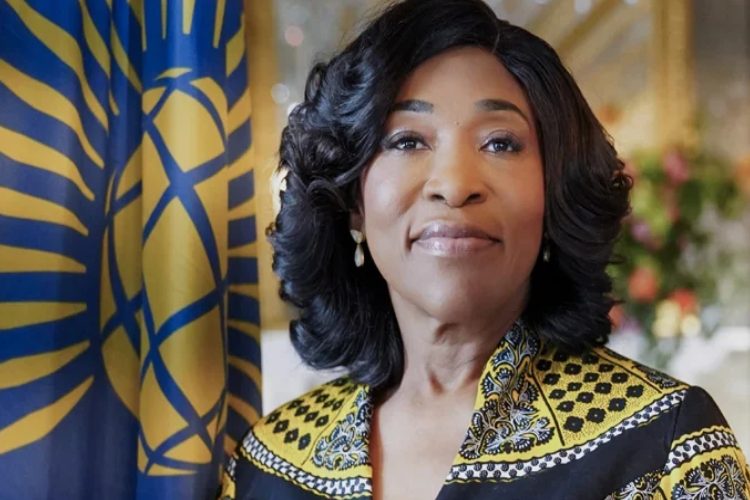 ছবি: কমনওয়েলথ-এর মহাসচিব শার্লি বোচওয়ে.