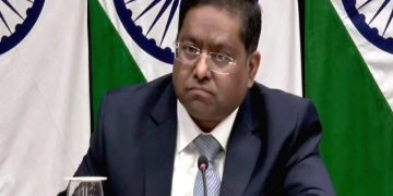 ছবি: ভারতের পররাষ্ট্র দপ্তরের মুখপাত্র রণধীর জয়সওয়াল