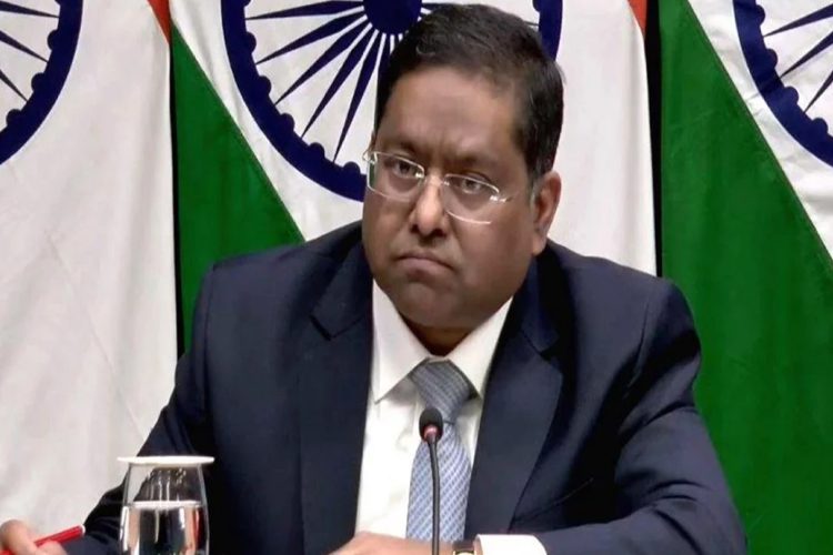 ছবি: ভারতের পররাষ্ট্র দপ্তরের মুখপাত্র রণধীর জয়সওয়াল