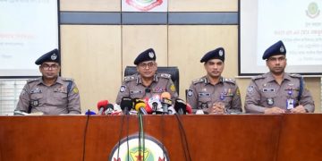 ছবি: ডিএমপির প্রেস ব্রিফিং