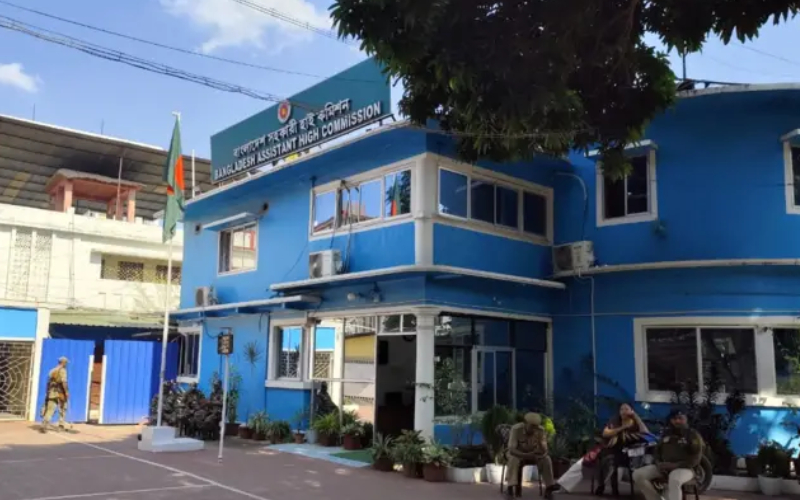 আগরতলায় বাংলাদেশ সহকারী হাই কমিশনের নিরাপত্তা জোরদার