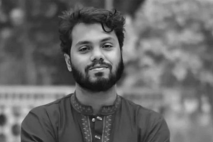 ইনকিলাব মঞ্চের মুখপাত্র শরিফ ওসমান বিন হাদি। ছবি: সংগৃহীত