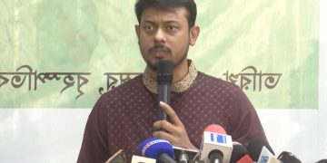 এনসিপির মুখ্য সমন্বয়ক নাসীরুদ্দীন পাটওয়ারী।