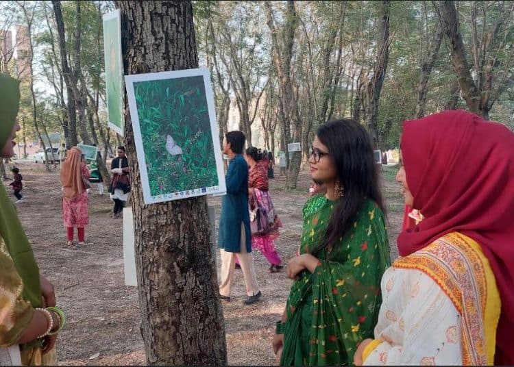 প্রকৃতি ও শিল্পের সংমিশ্রণে একটি বনভূমিতে চিত্র প্রদর্শনী।. Channel i News - চ্যানেল আই নিউজ