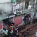কেরানীগঞ্জে ১২তলা ভবনে আগুন