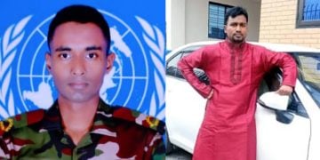 সুদানে নিহত সেনাসদস্য শান্ত মন্ডল ও মমিনুল ইসলাম। ছবি: প্রতিনিধি