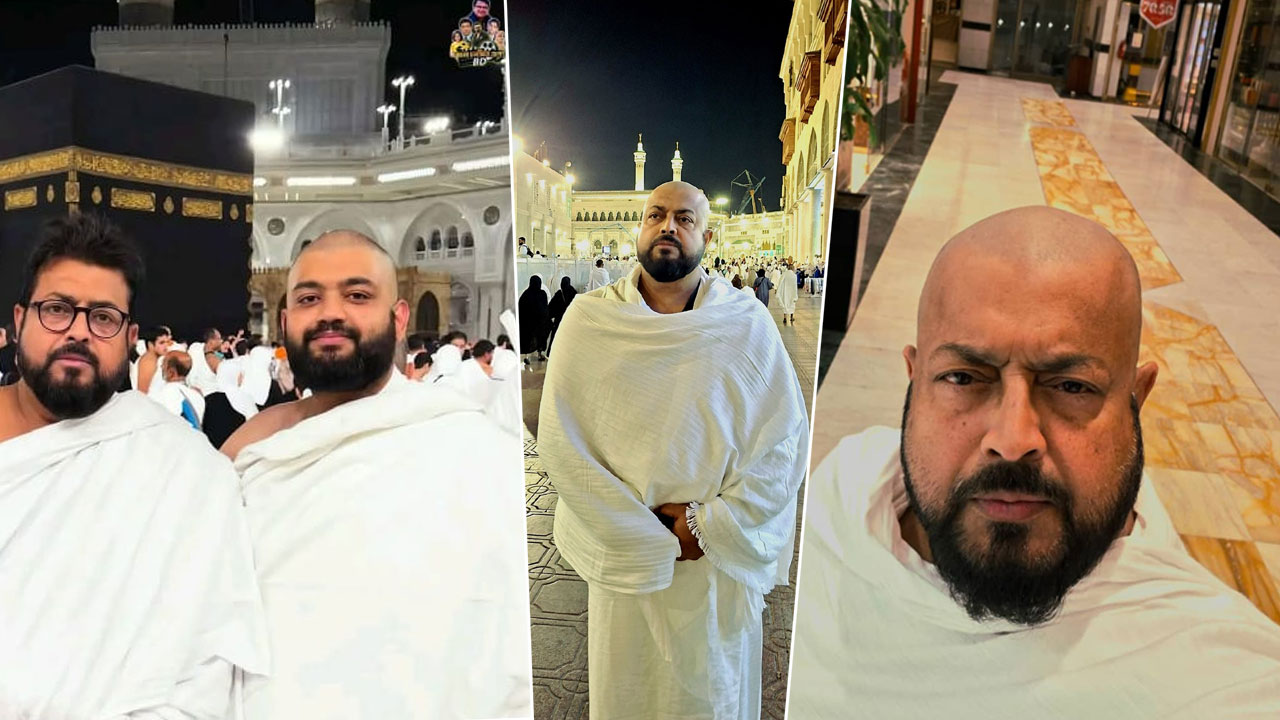 ওমরাহ-তে ছেলের সঙ্গে দুই বছর পর দেখা, জড়িয়ে কাঁদলেন ওমর সানী