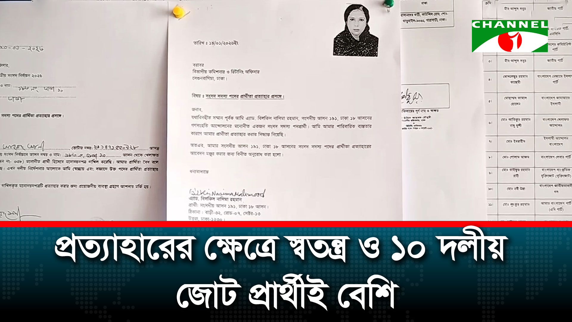 প্রার্থিতা প্রত্যাহারের শেষ দিন