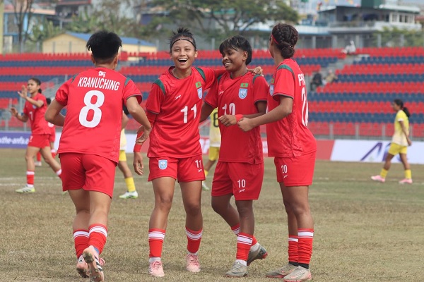 ভুটানের জালে ১২ গোল বাংলাদেশের, তিনজনের হ্যাটট্রিক