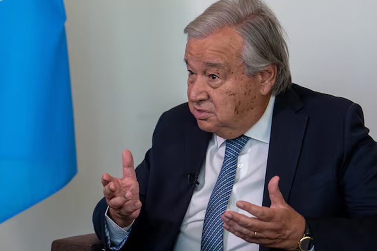 জাতিসংঘ মহাসচিব আন্তোনিও গুতেরেস। ছবি: সংগৃহীত