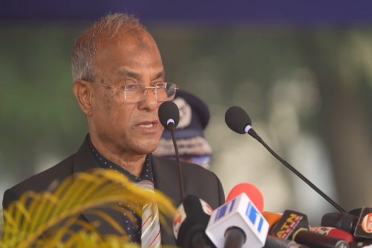 স্বরাষ্ট্র উপদেষ্টা লেফটেন্যান্ট জেনারেল (অব.) জাহাঙ্গীর আলম চৌধুরী, প্রতিনিধির পাঠানো তথ্য চিত্র থেকে নেওয়া।