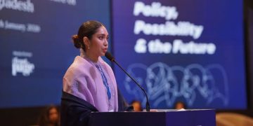 তারেক রহমানের কন্যা জাইমা রহমান। ছবি: ফেসবুক থেকে নেওয়া