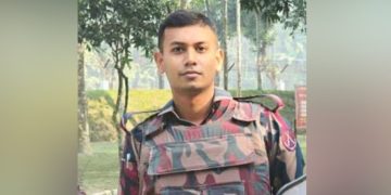 বিজিবি সদস্য মো. নাসিম উদ্দীন। ছবি: প্রতিনিধি