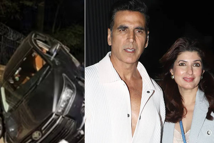 দুর্ঘটনার কবলে অক্ষয়-টুইঙ্কেল!