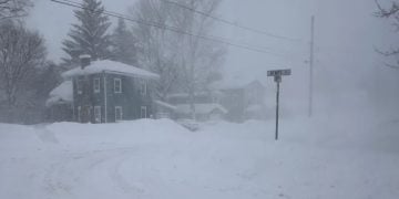 মার্কিন যুক্তরাষ্ট্রে প্রবল শীতকালীন ঝড়। ছবি: সংগৃহীত