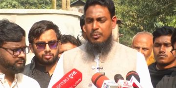 জাতীয় নাগরিক পার্টি-এনসিপি’র সদস্য সচিব আখতার হোসেন। ছবি: ভিডিও থেকে নেওয়া