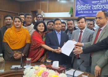 জয়পুরহাট-২ আসনে বিএনপি কেন্দ্রীয় নির্বাহী কমিটির সদস্য ইঞ্জিনিয়ার গোলাম মোস্তফর মনোনয়ন প্রত্যাহার। ছবি: প্রতিনিধি