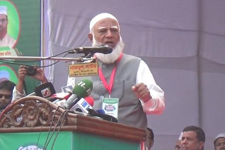 গাইবান্ধার পলাশবাড়ী এসএম সরকারি উচ্চ বিদ্যালয় মাঠে ১০ দলীয় নির্বাচনী জনসভায় জামায়াত আমির ডা. শফিকুর রহমান। ছবি: প্রতিনিধি