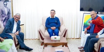 বাম দলগুলোর সমন্বয়ে গঠিত গণতান্ত্রিক যুক্তফ্রন্টের নেতাদের সঙ্গে তারেক রহমানের সাক্ষাৎ