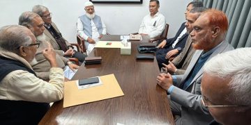 তারেক রহমানকে সমবেদনা জানাতে গুলশান কার্যালয়ে জামায়াত আমির