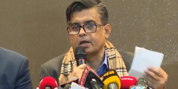 ঢাকার ফরেন সার্ভিস একাডেমিতে সংবাদ সম্মেলন