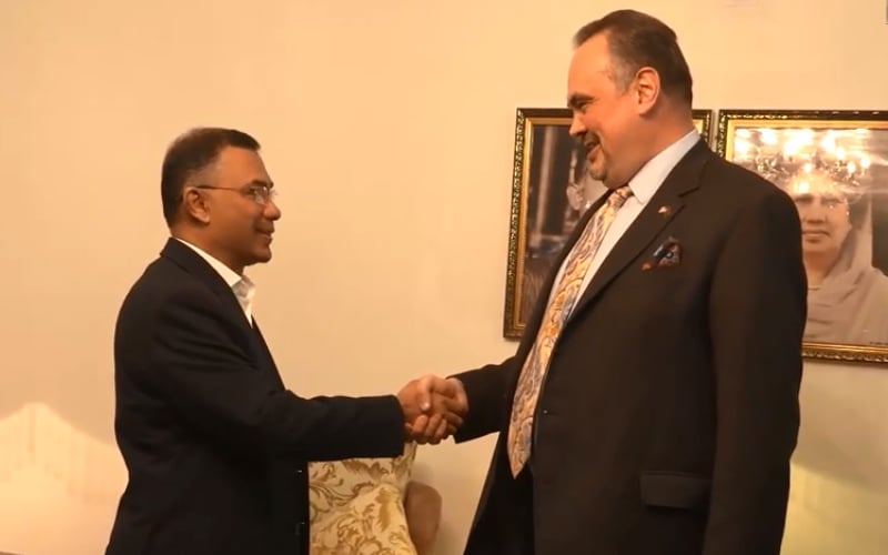 তারেক রহমানের সাথে যুক্তরাষ্ট্রের নবনিযুক্ত রাষ্ট্রদূতের সাক্ষাৎ