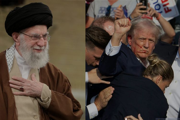যুক্তরাষ্ট্রের প্রেসিডেন্ট ডোনাল্ড ট্রাম্প ও ইরানের সর্বোচ্চ নেতা আয়াতুল্লাহ আলী খামেনি। ছবি: সংগৃহীত