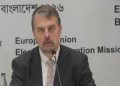 ইইউ নির্বাচন পর্যবেক্ষণ মিশনের প্রধান ইভার্স ইজাবস,  ছবি: সংগৃহীত।