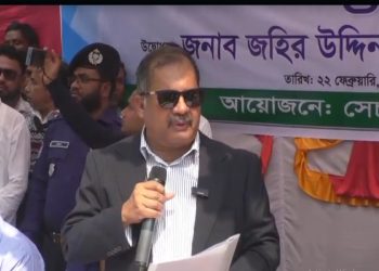 ছবি: তথ্য ও সম্প্রচার মন্ত্রী জহির উদ্দিন স্বপন।