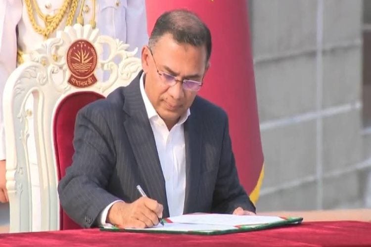 ছবি: প্রধামন্ত্রী তারেক রহমান।