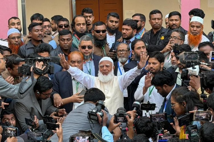 ছবি: বাংলাদশ জামায়াতে ইসলামীর আমির ডা. শফিকুর রহমান।