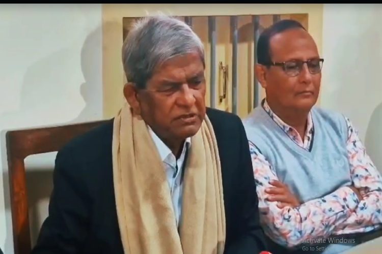ছবি: বিএনপি মহাসচিব মির্জা ফখরুল ইসলাম আলমগীর।
