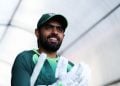 COLOMBO, SRI LANKA - FEBRUARY 10: Babar Azam of Pakistan looks on ahead of the ICC Men's T20 World Cup India & Sri Lanka 2026  match between Pakistan and USA at Sinhalese Sports Club on February 10, 2026 in Colombo, Sri Lanka. (Photo by Matthew Lewis-ICC/ICC via Getty Images)