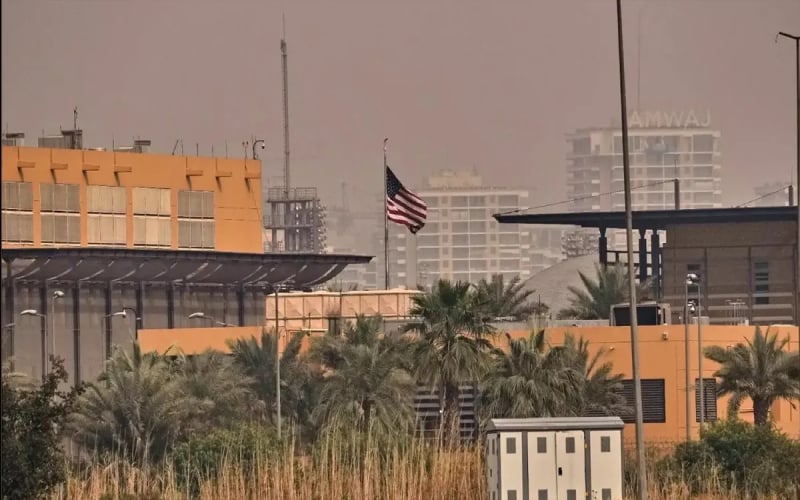 মার্কিন দূতাবাস লক্ষ্য করে ড্রোন-রকেট হামলা