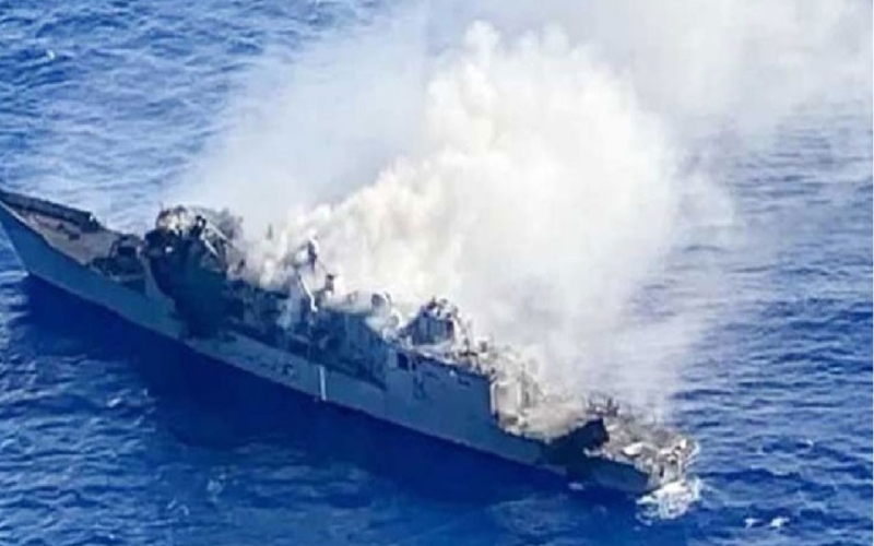 মার্কিন হামলায় ডুবে যাওয়া যুদ্ধজাহাজে ১০৪ ক্রু নিহত: ইরান