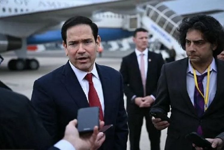 ফ্রান্সে জি সেভেন বৈঠক শেষে সাংবাদিকদের সঙ্গে ইরান যুদ্ধ বিষয়ে কথা বলেন মার্কো রুবিও