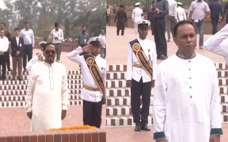 জাতীয় স্মৃতিসৌধে স্পিকার ও ডেপুটি স্পিকারের শ্রদ্ধা নিবেদন