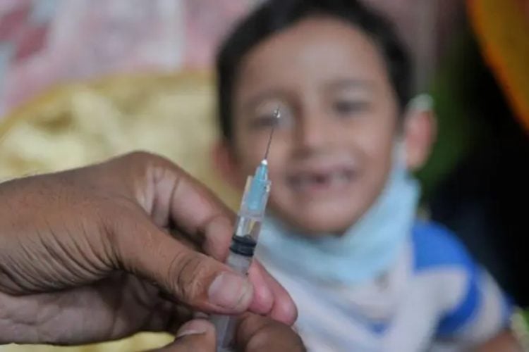 টিকাদান কর্মসূচির আওতায় টিকা পেয়েও অনেক শিশু হামে আক্রান্ত হচ্ছে, ছবি: সংগৃহীত।