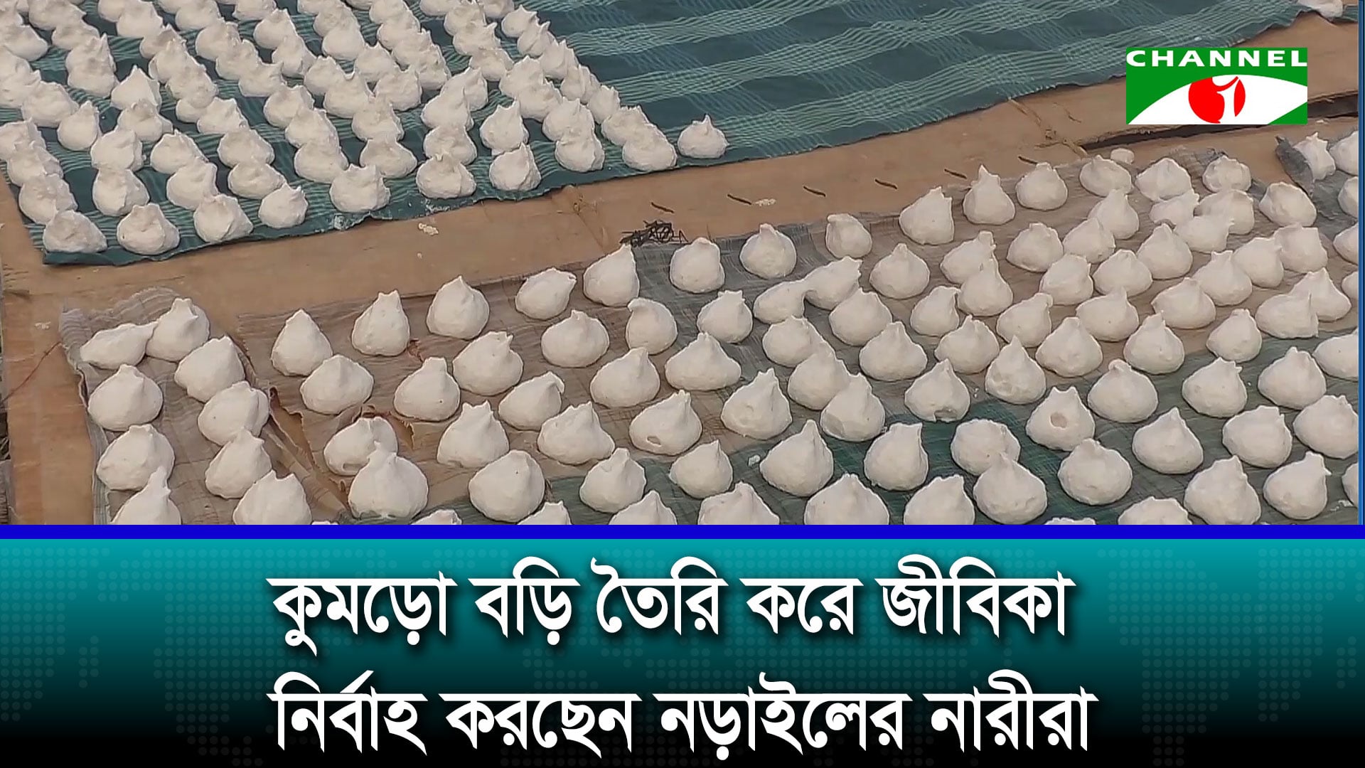 কুমড়ো বড়ি তৈরি করে জীবিকা নির্বাহ করছেন নড়াইলের নারীরা