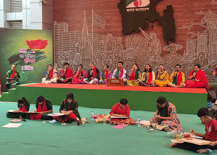 রঙে-গানে-কবিতায় চ্যানেল আইয়ে ‘রং তুলিতে মুক্তিযুদ্ধ’