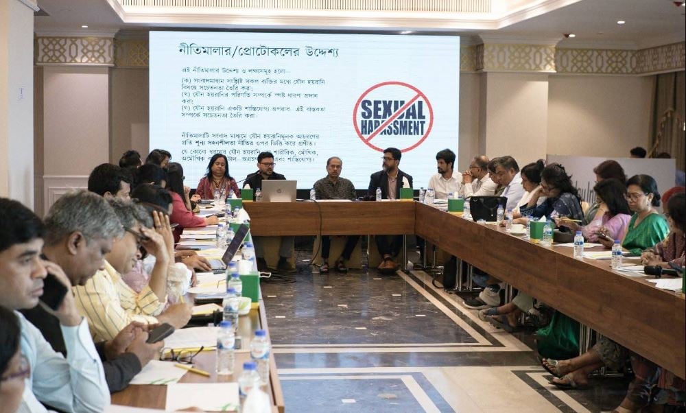 সংবাদমাধ্যমে যৌন হয়রানি প্রতিরোধে রেসপন্স প্রোটোকল প্রকাশ