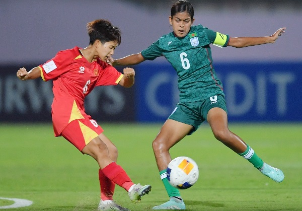 টানা তিন হারে এশিয়ান কাপ শেষ বাংলাদেশের