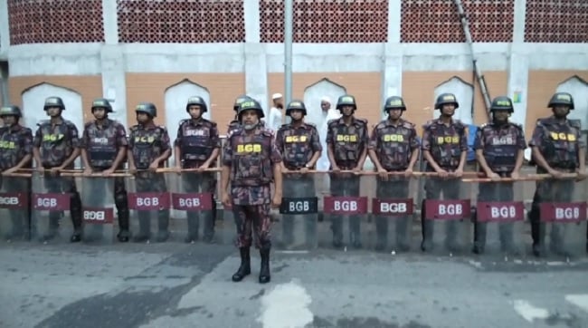 নিরাপত্তায় বিজিবি মোতায়েন