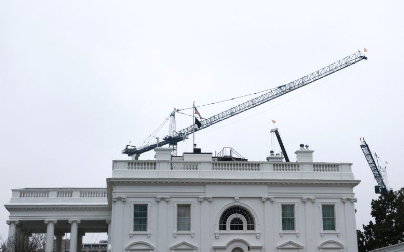 ট্রাম্পের ৪০০ মিলিয়ন ডলারের বলরুম প্রকল্পে আদালতের স্থগিতাদেশ