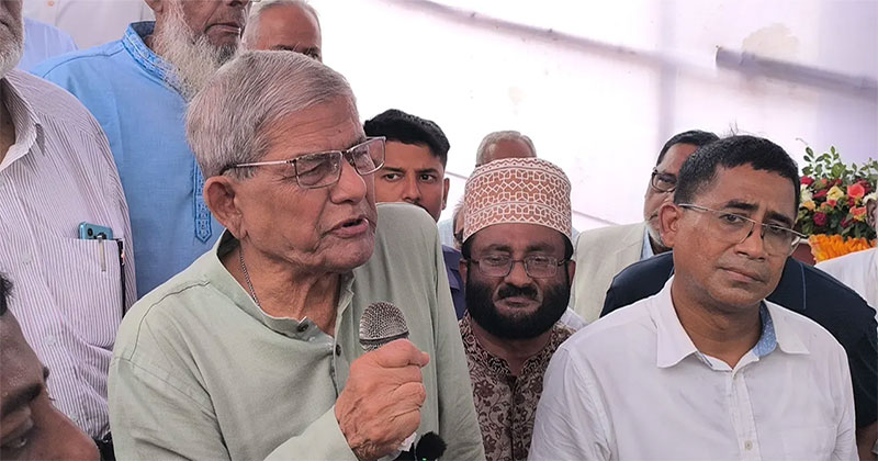ঠাকুরগাঁও বিমানবন্দর নিয়ে সুখবর দিলেন মির্জা ফখরুল