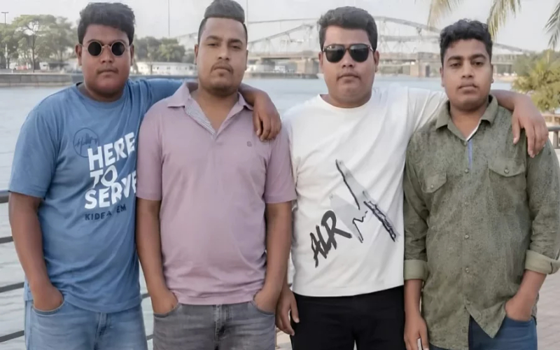 ওমানে গাড়িতে মৃত ৪ ভাইয়ের মরদেহ এসেছে দেশে