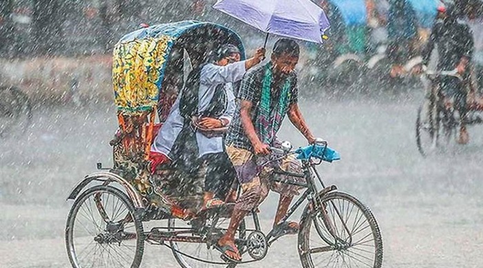দুপুরের মধ্যে ১৮ অঞ্চলে ঝড়সহ বজ্রবৃষ্টির আভাস