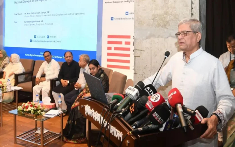 গুমের শিকার পরিবারের জন্য বিশেষ ভাতা দেবে সরকার: মির্জা ফখরুল