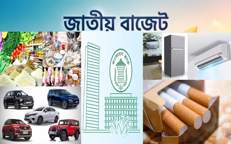 বাজেটে কমছে ও বাড়ছে যেসব পণ্যের দাম